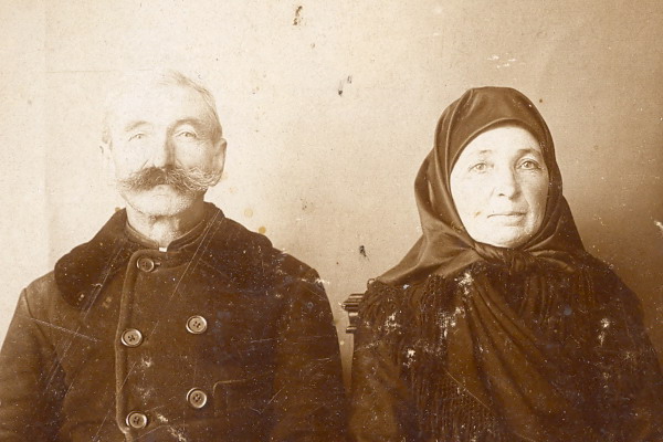 Gleichnamiger Enkel des Einwanderers mit Ehefrau Nagelbach Magdalena